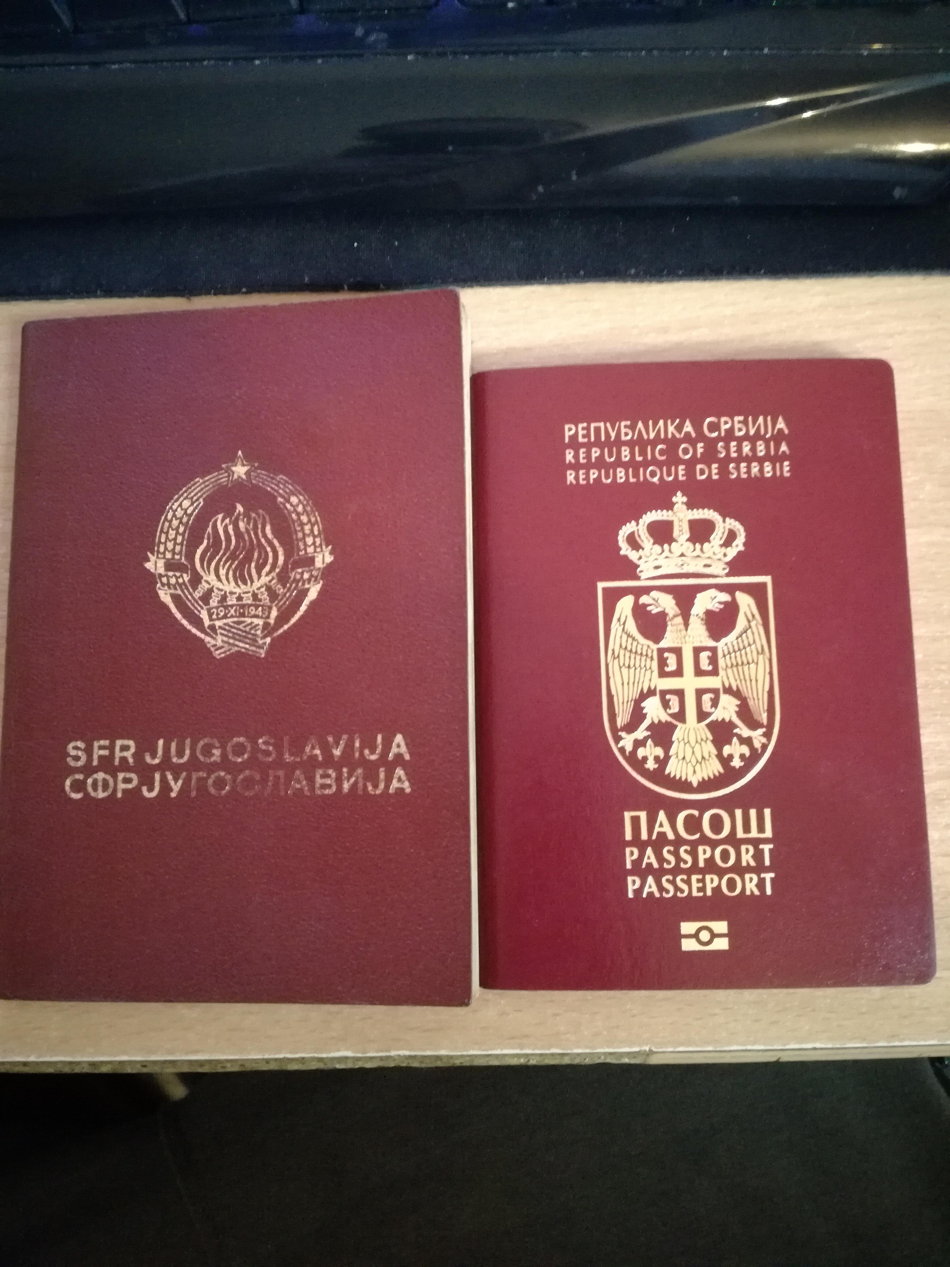 yugoslavia passport