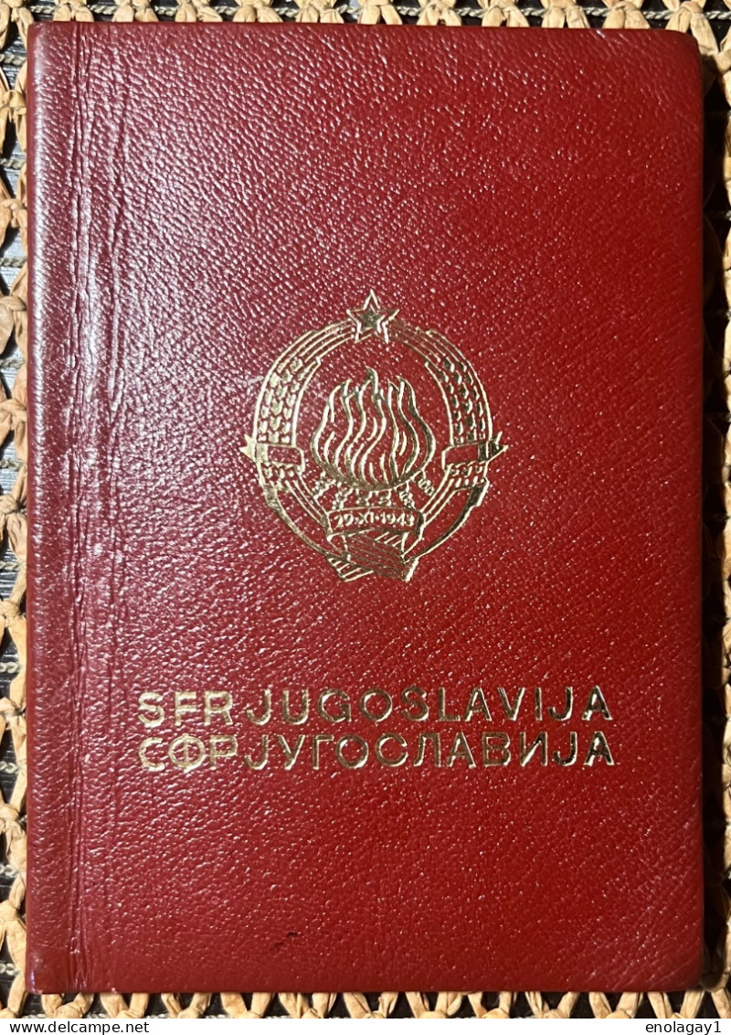 yugoslavia passport